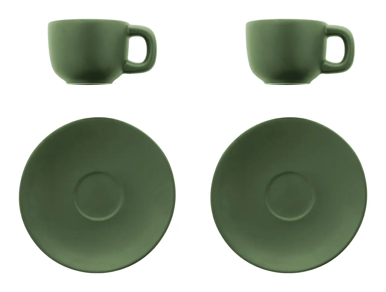 Set šalica za espresso Caturra AP800552 green 130×130×87 mm-4