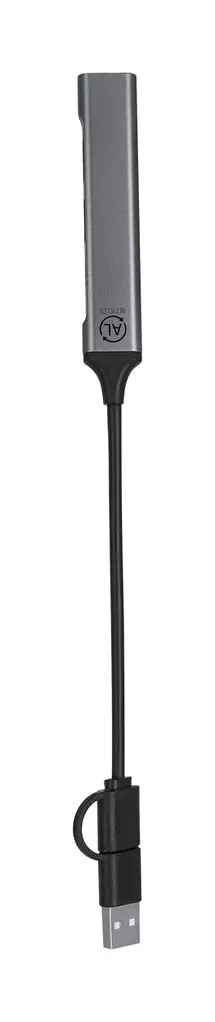 USB hub Zlip AP735513 silver 91×17×5 mm-2