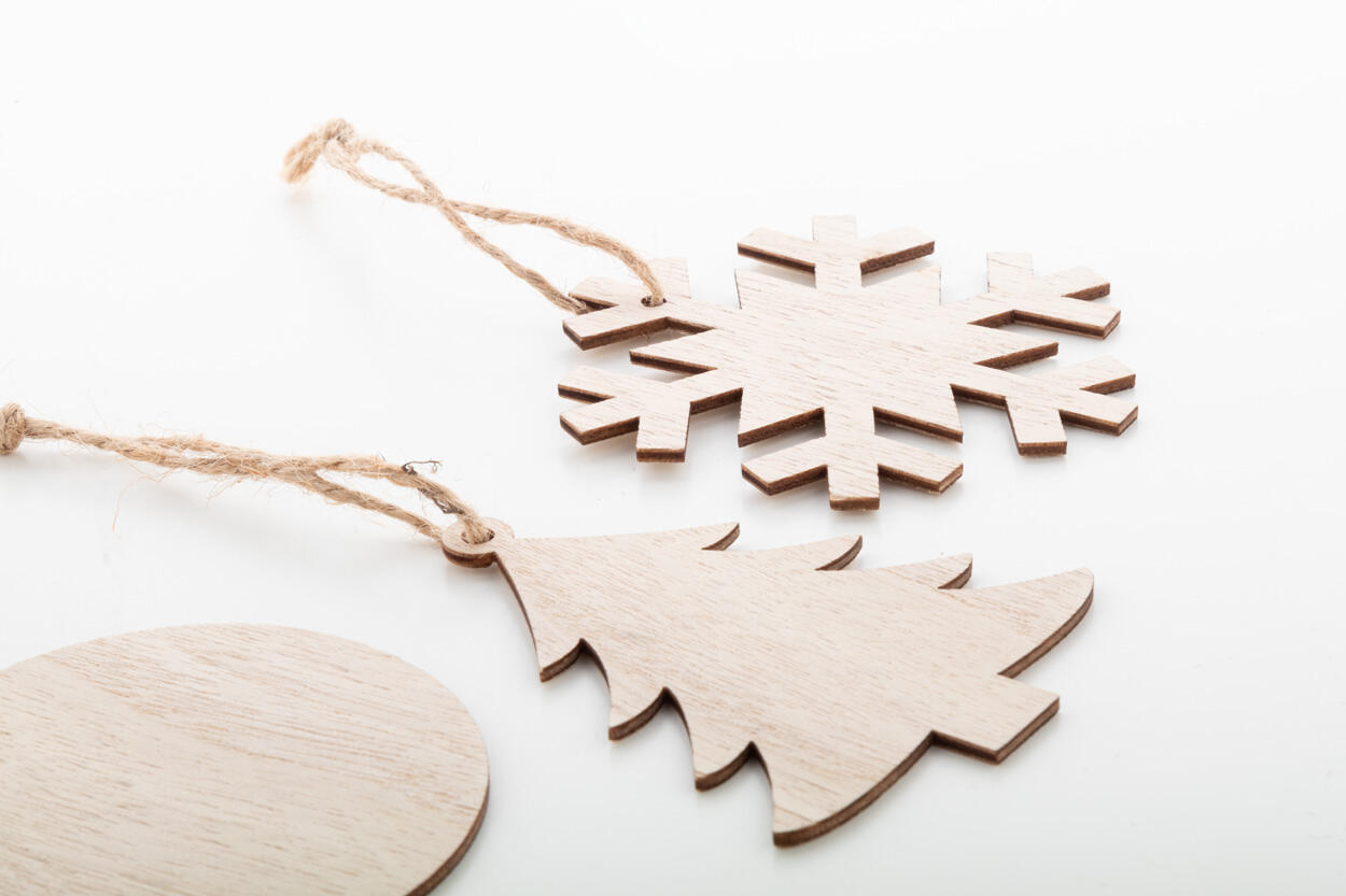 Ukras za božićno drvce Rosvik AP845187 natural 63×80×2 mm-2