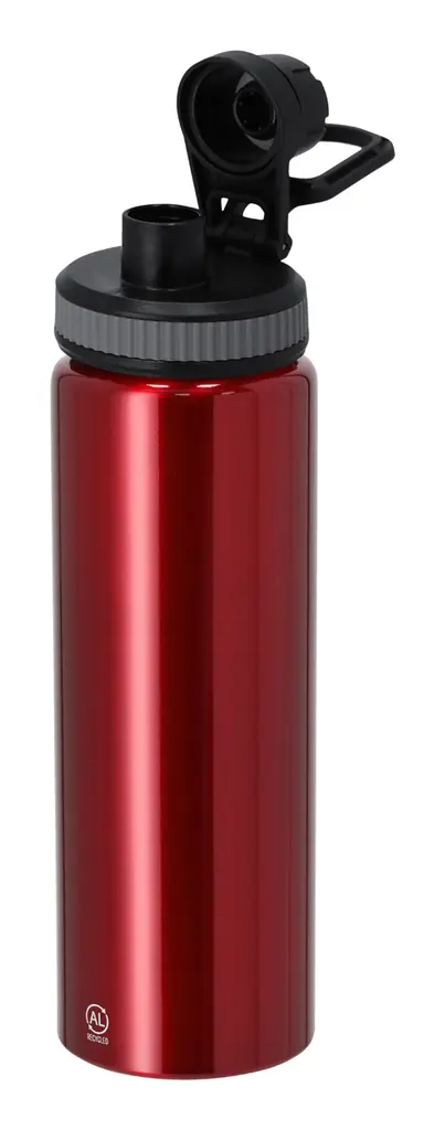 Sportska boca od recikliranog aluminija Skizz AP735522 red ø80×243 mm-2