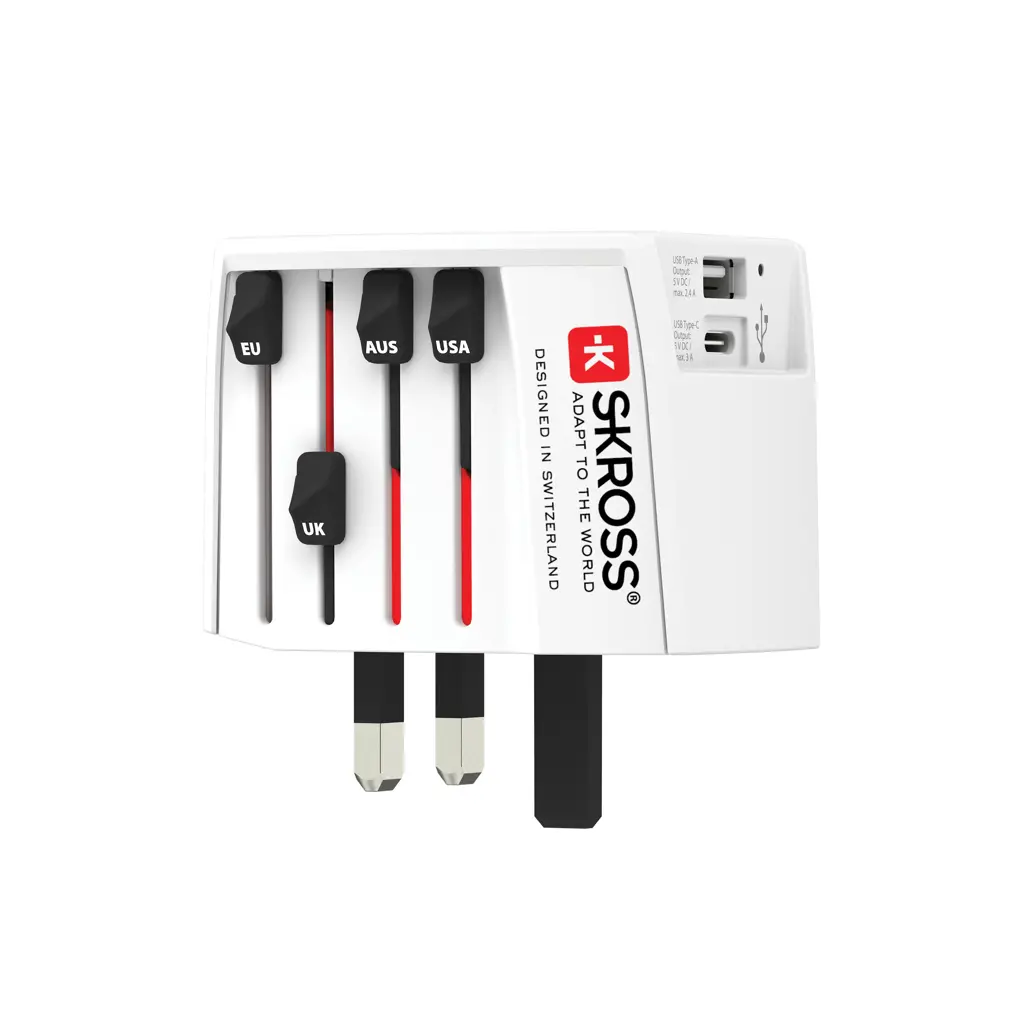 Putni adapter MUV s 2 pola SKROSS RB1.30296 white-2