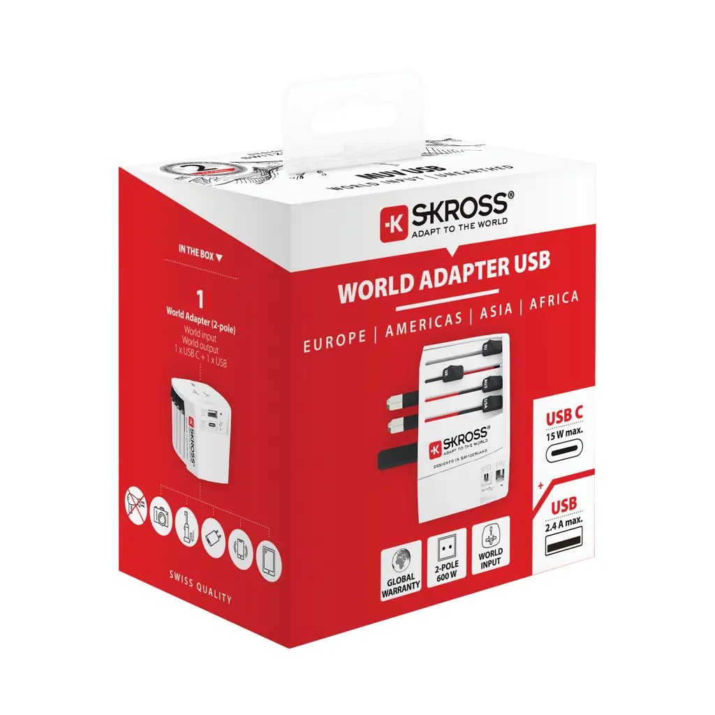 Putni adapter MUV s 2 pola SKROSS RB1.30296 white-8