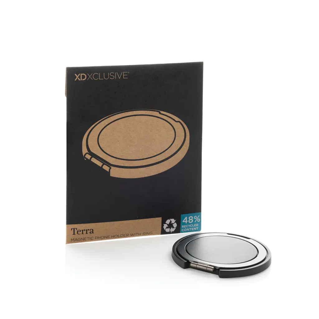 Držač za telefon s prstenom Terra Magnetic RCS P301.67 grey-11