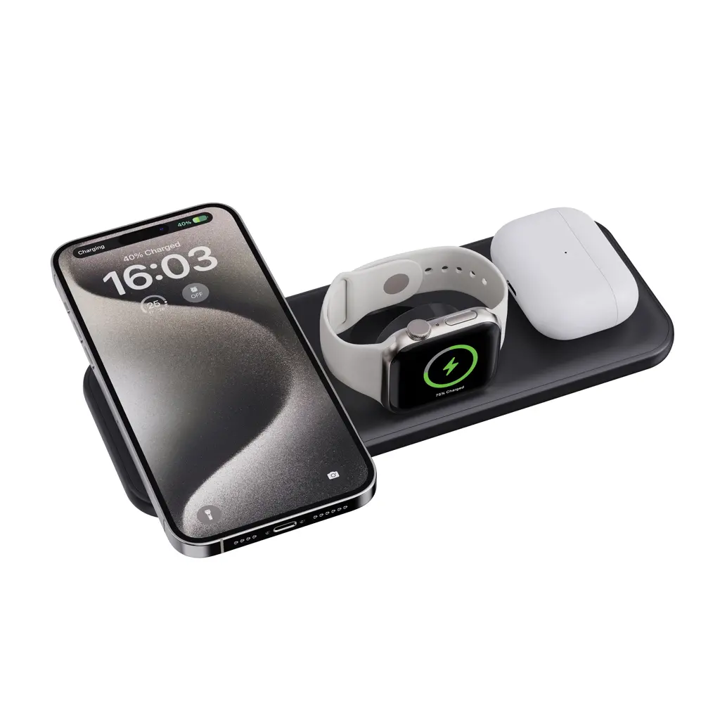 Magnetni punjač 15W Urban Vitamin Torrance 3 u 1 P309.50 black-6