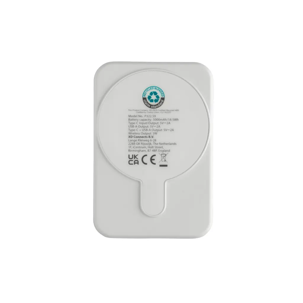 Magnetski Power bank 5000 mah 5 W Stellar RCS P322.59 white-5