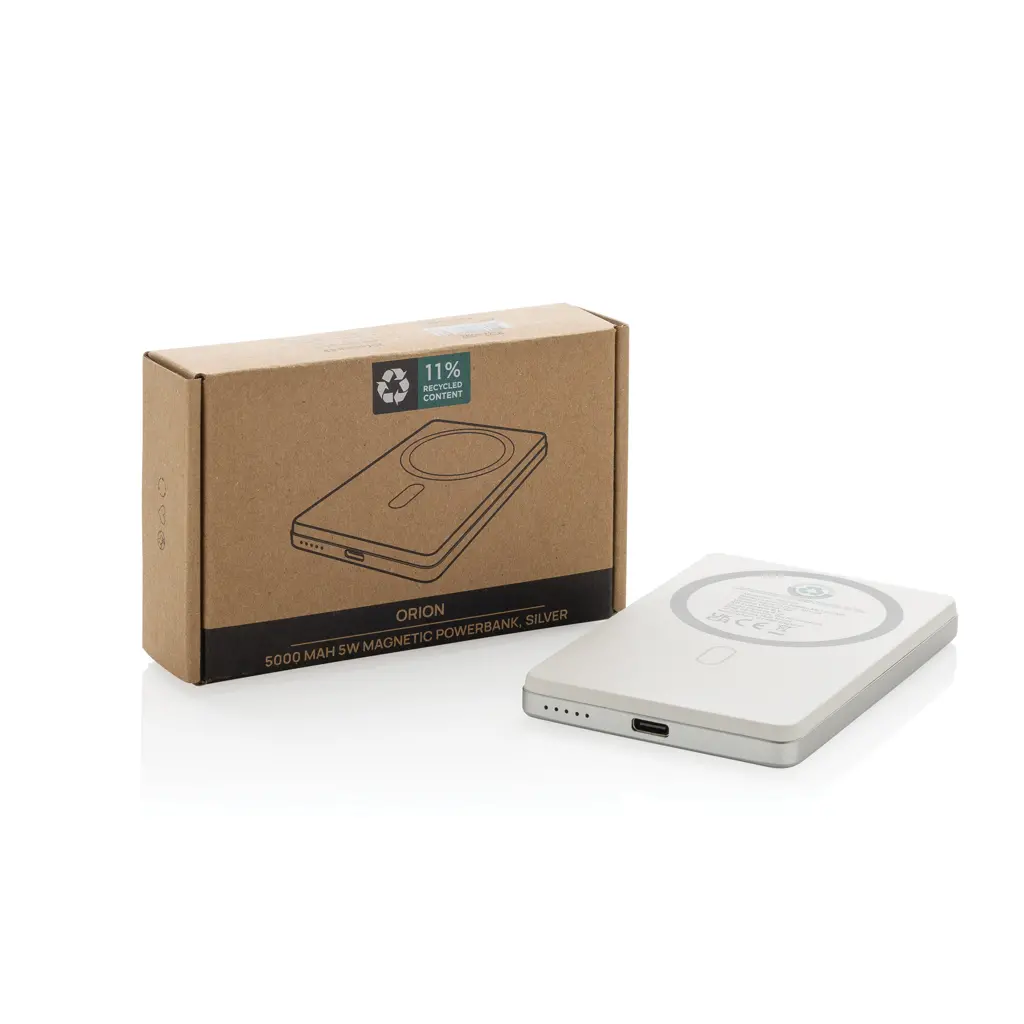 Magnetski Power bank 5000 mah 5 W Orion RCS P322.60 silver-12
