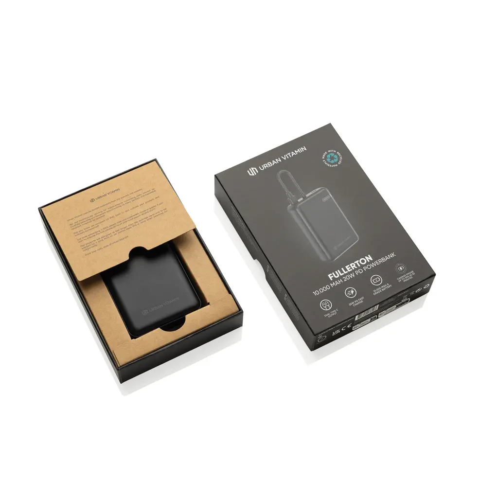 Power bank 10.000 20W Urban Vitamin Fullerton RCS P322.87 black-7