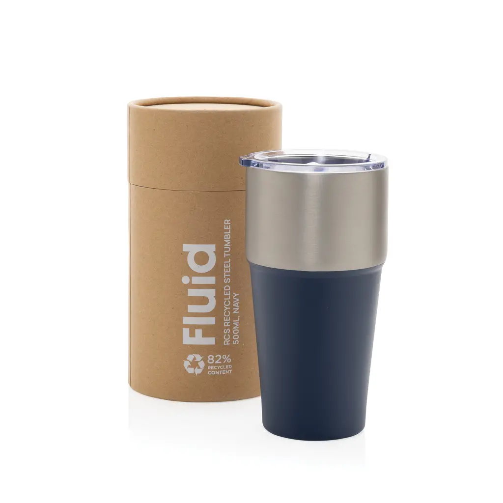 Putna čaša 500 ml Fluid RCS P437.13 navy-11
