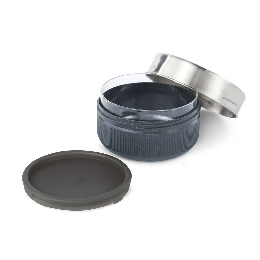 Staklena posuda za ručak 750 ml Black+Blum  P439.04 silver-2
