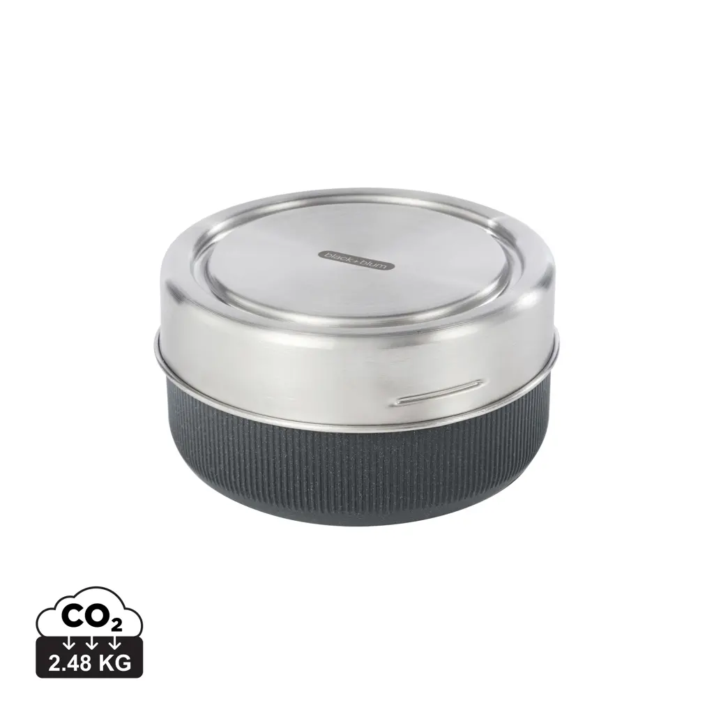 Staklena posuda za ručak 750 ml Black+Blum  P439.04 silver-0