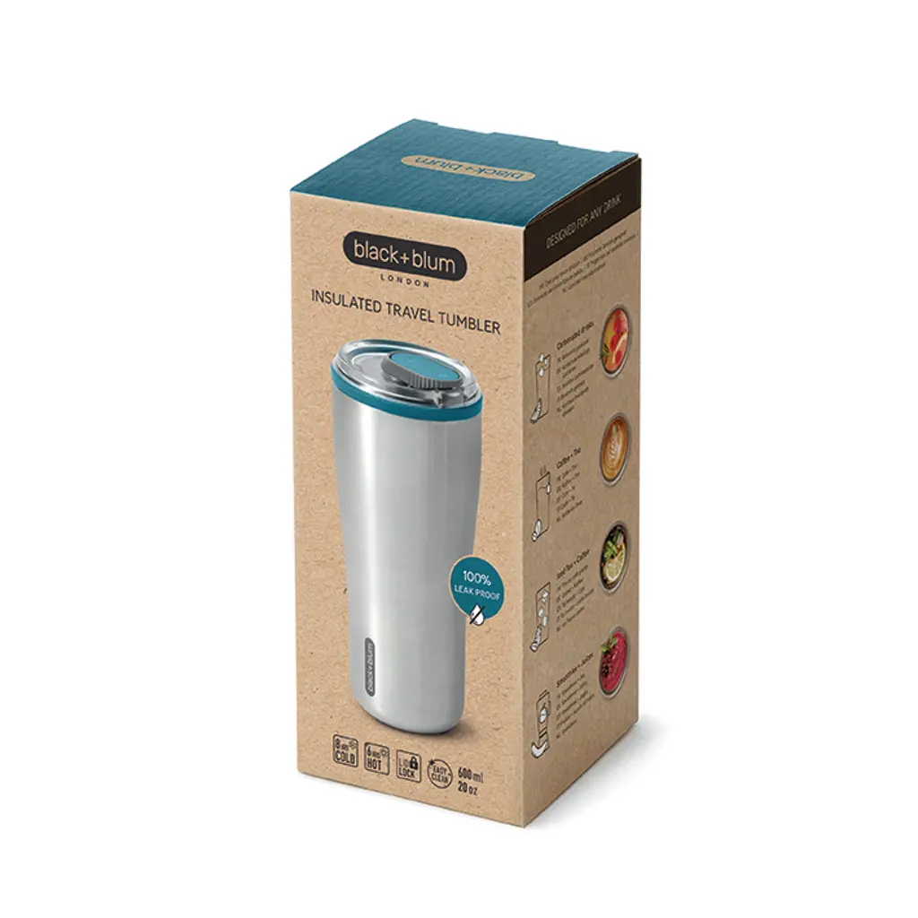Putna čaša 600 ml Black+Blum P439.14 turquoise-20