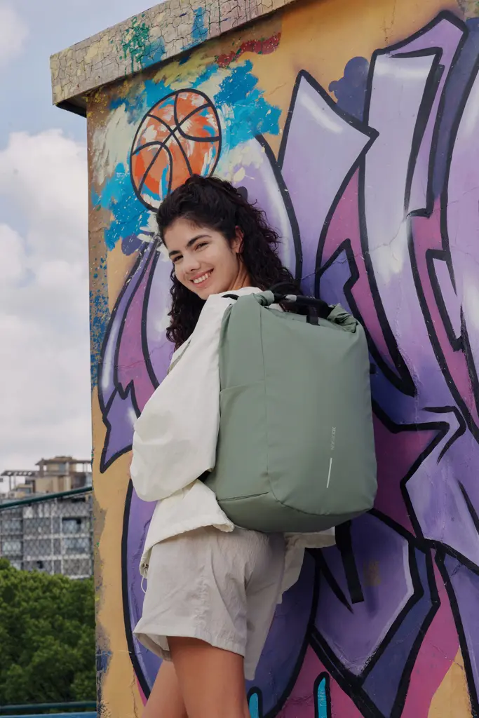 Vodootporan Anti-theft ruksak Urban P706.28 iceberg green-3