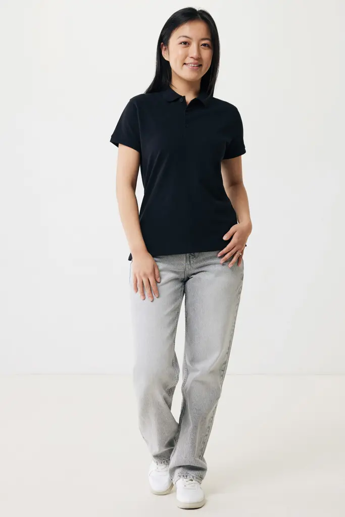 Iqoniq Yosemite women recycled cotton pique polo-10