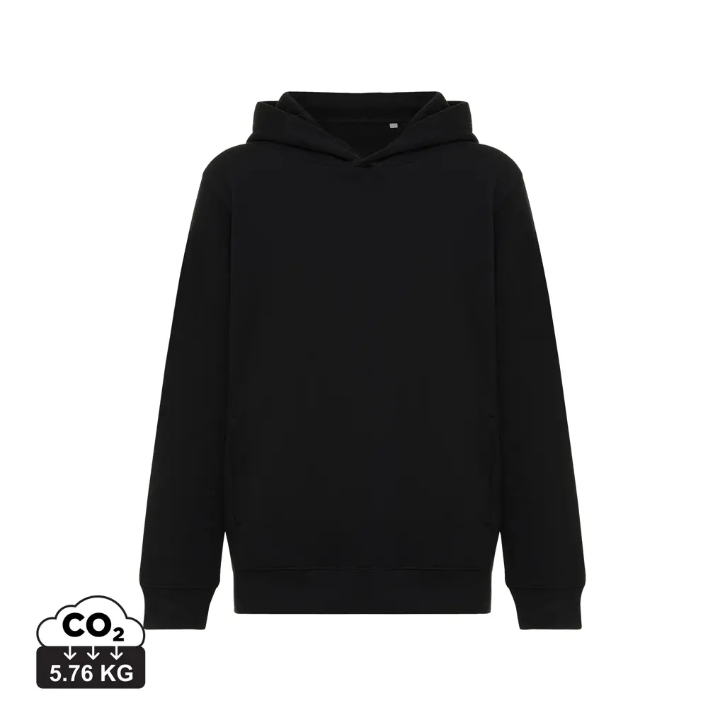 Iqoniq Yengo kids recycled cotton hoodie with sidepockets-0