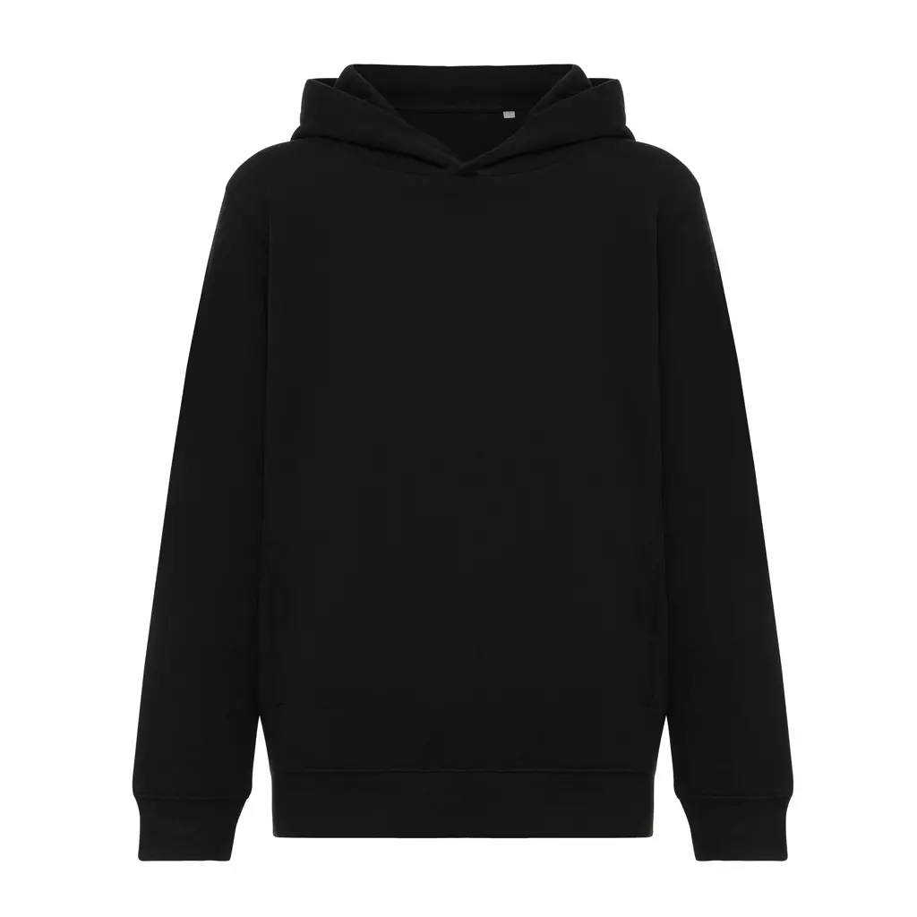 Iqoniq Yengo kids recycled cotton hoodie with sidepockets-4