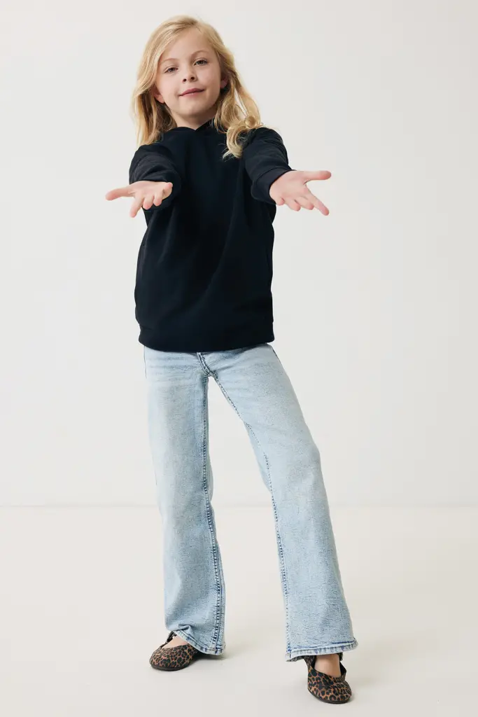Iqoniq Yengo kids recycled cotton hoodie with sidepockets-18