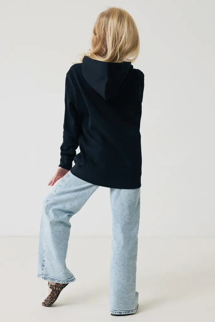 Iqoniq Yengo kids recycled cotton hoodie with sidepockets-19