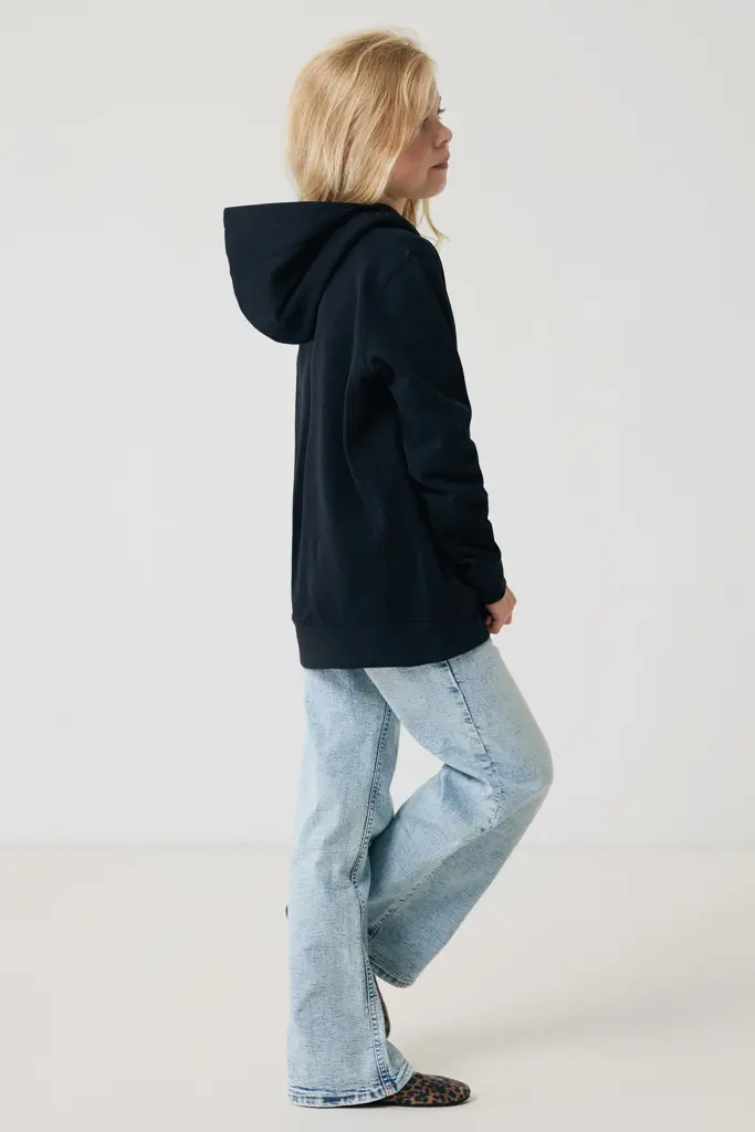 Iqoniq Yengo kids recycled cotton hoodie with sidepockets-22