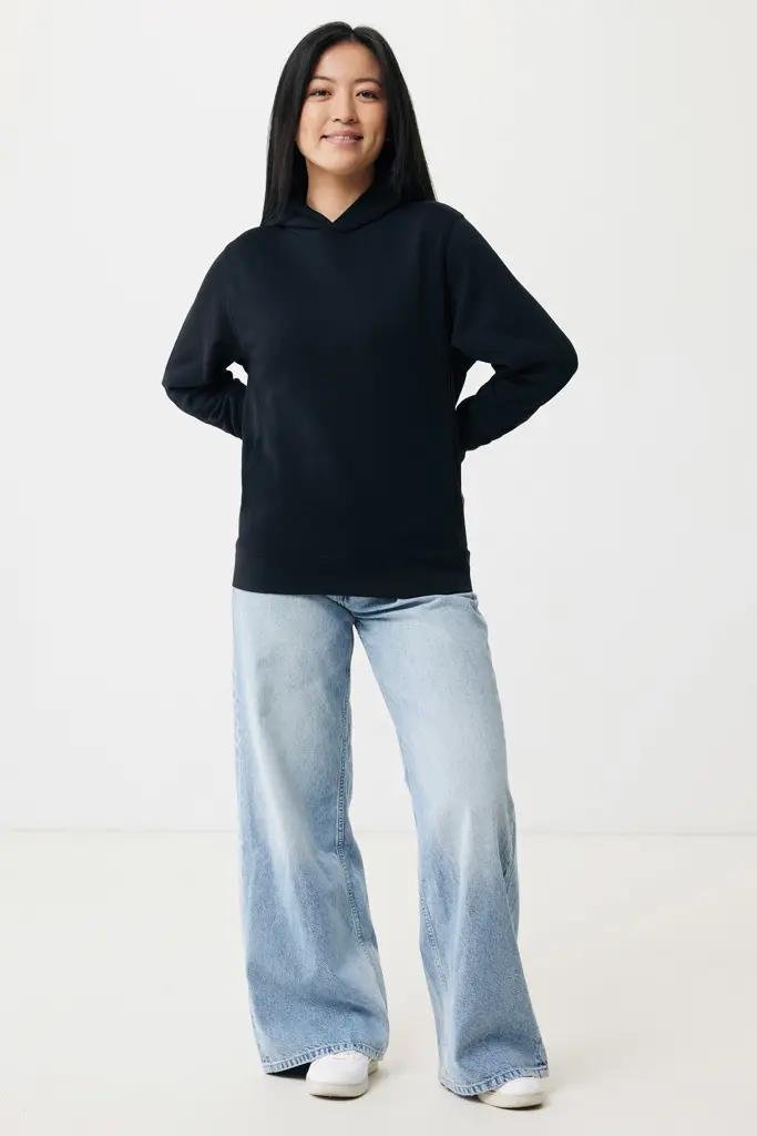 Iqoniq Yengo recycled cotton hoodie with sidepockets-15