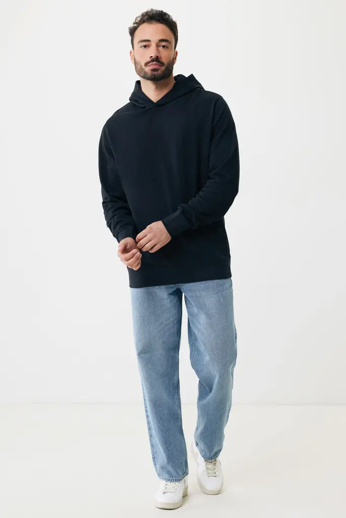 Iqoniq Yengo recycled cotton hoodie with sidepockets-28