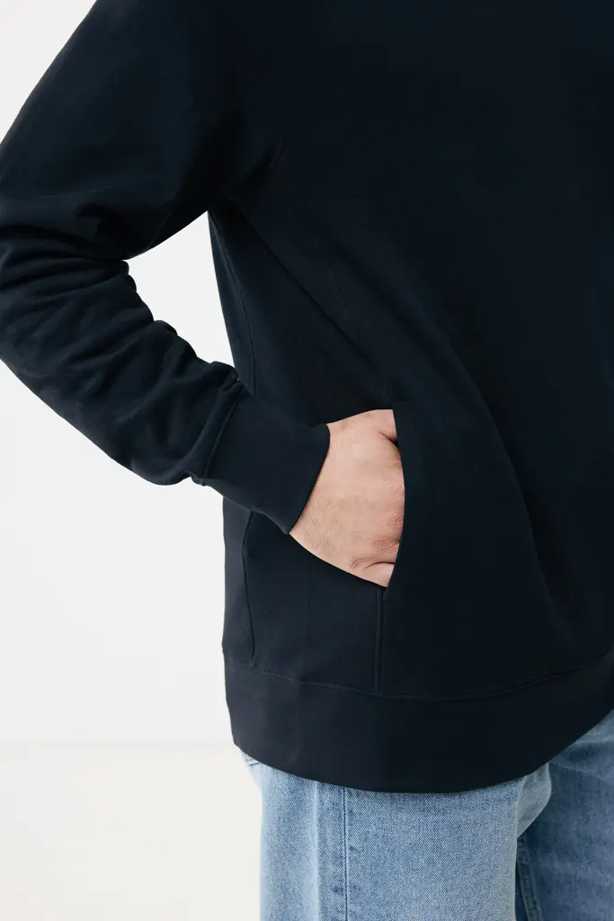 Iqoniq Yengo recycled cotton hoodie with sidepockets-37