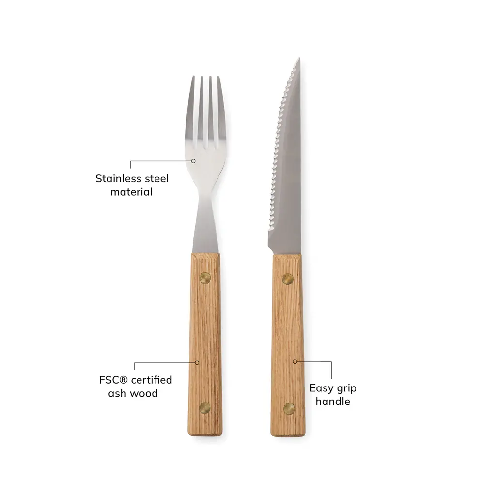 Set pribora za jelo 8 kom VINGA Paso V42200 brown-4