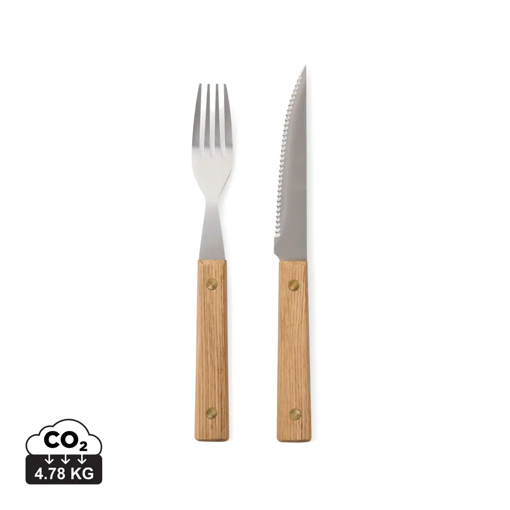 Set pribora za jelo 8 kom VINGA Paso V42200 brown-8