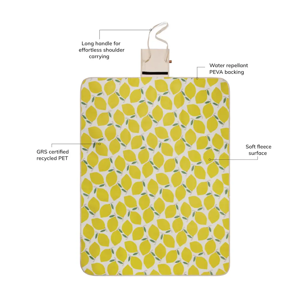 Piknik deka VINGA Arwe GRS V45902 yellow-5
