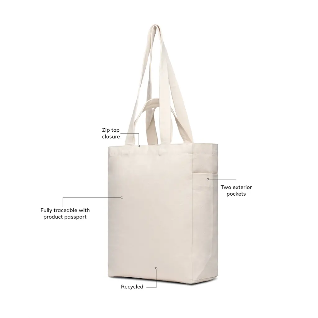 Torba za kupovinu VINGA Hilo AWARE™ V76205 off white-9