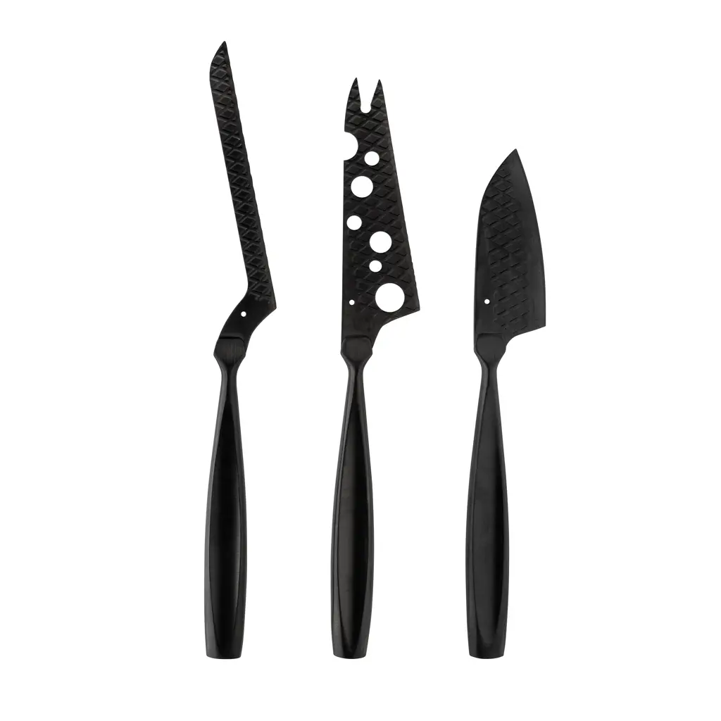 Set noževa za sir Monaco+ Black BOSKA RB3070 black-5
