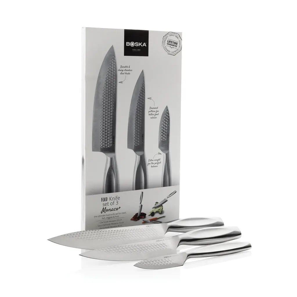 Kuhinjski noževi set od 3 kom Monaco+ BOSKA RB30713 steel-16