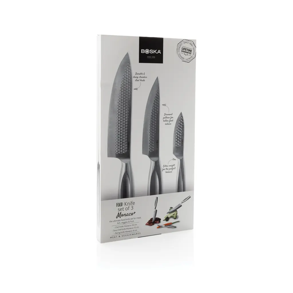Kuhinjski noževi set od 3 kom Monaco+ BOSKA RB30713 steel-17