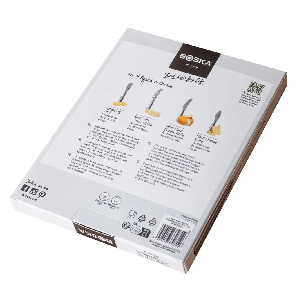 Set noževa za sir Mini Copenhagen BOSKA RB35761 steel-42