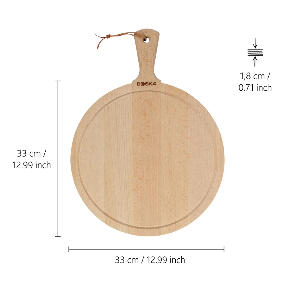 Daska za posluživanje okrugla Amigo L BOSKA RB35812 brown-5