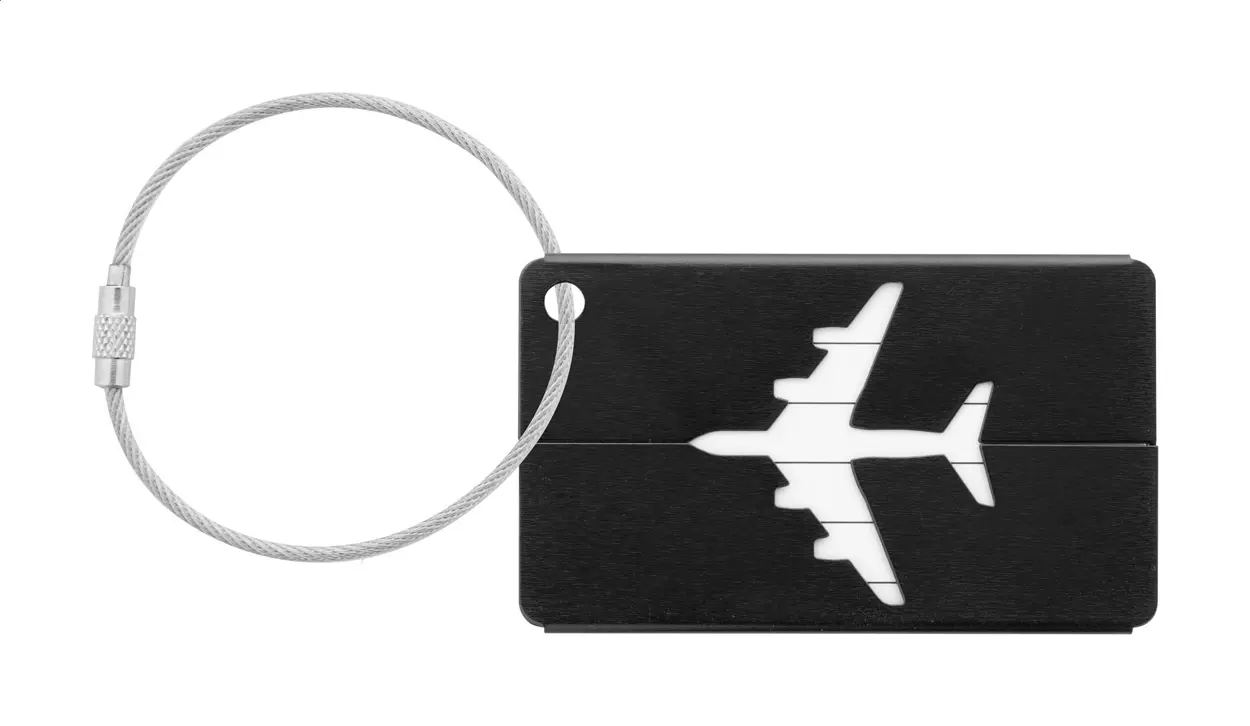 Oznaka za prtljagu Orlando AP808121 black 75×46×3 mm-2