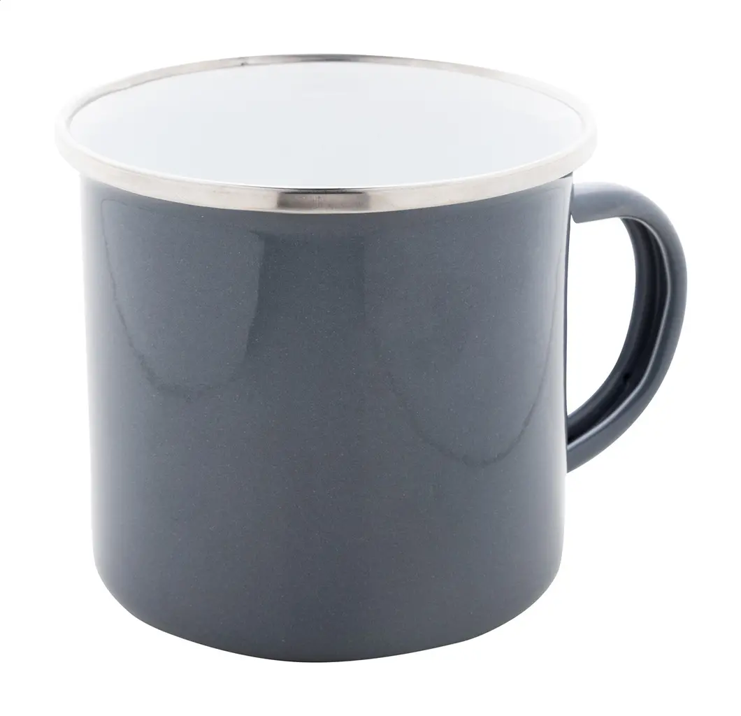 Emajlirana šalica Enavint AP808123 grey ø79×81 mm-1