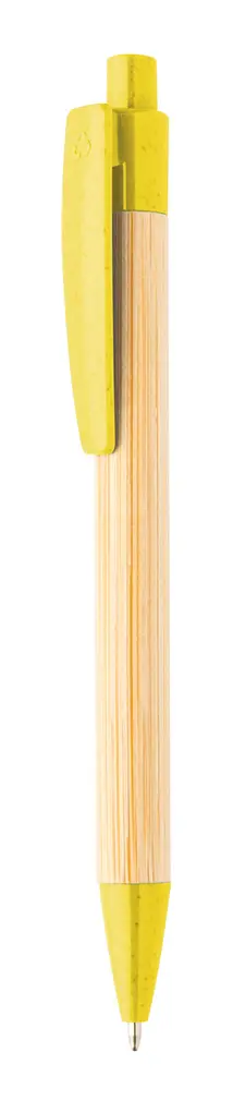 Kemijska olovka od bambusa Boothic AP810427 yellow ø11×142 mm-0