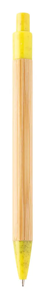 Kemijska olovka od bambusa Boothic AP810427 yellow ø11×142 mm-1