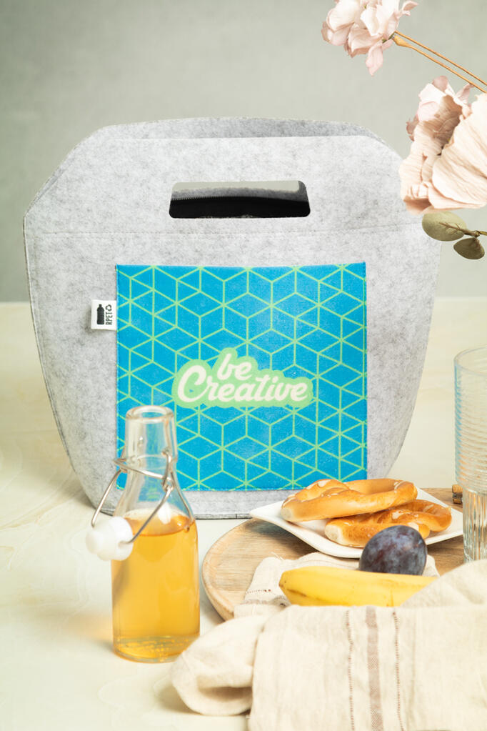 RPET rashladna torba CUSTOM MADE CreaFelt Coolgrab AP716769 grey, white 310×270×145 mm-3