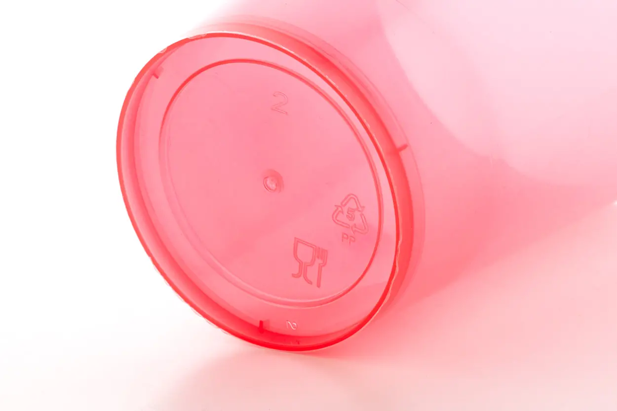 Plastična čaša za evente AP717010 red ø93×115 mm-1