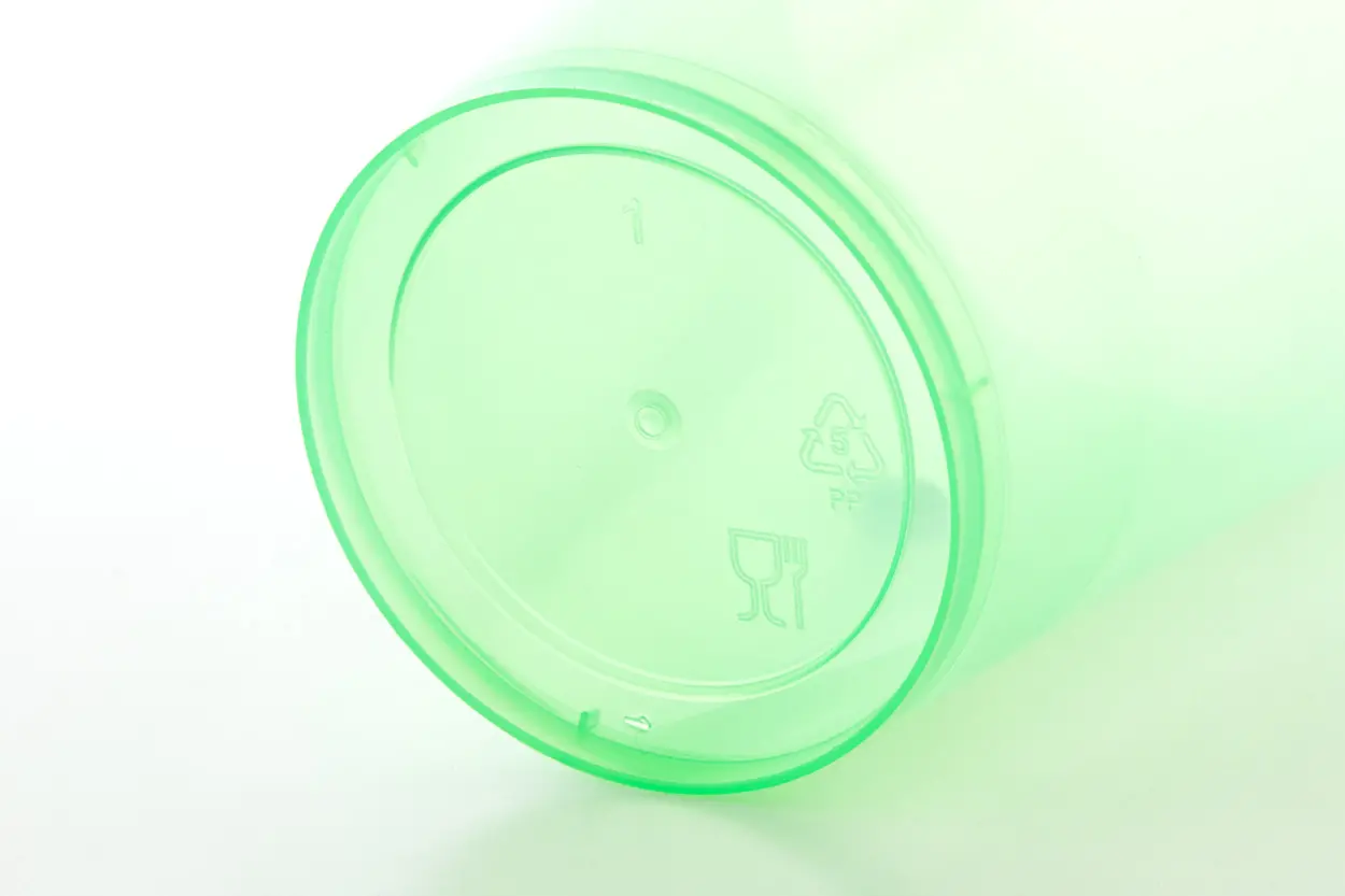 Plastična čaša za evente AP717010 green ø93×115 mm-1