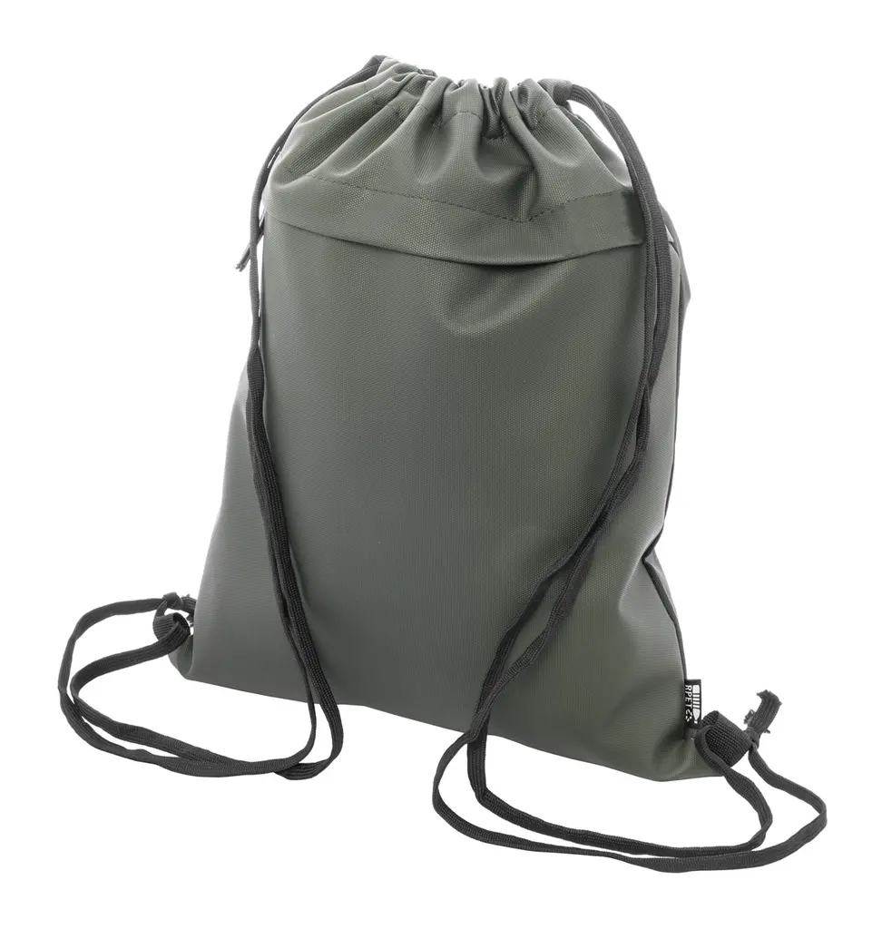 Ruksak s vezicama RPET AP808282 green 330×420 mm-0