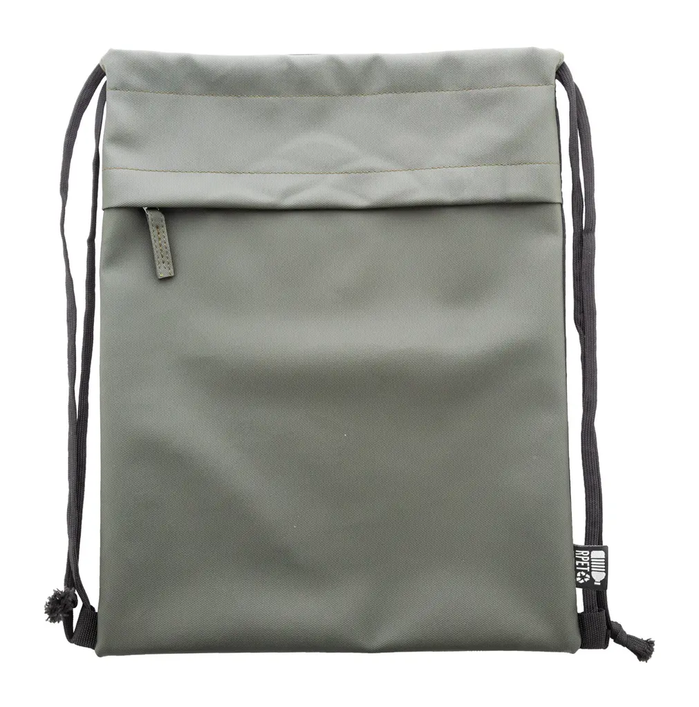 Ruksak s vezicama RPET AP808282 green 330×420 mm-2