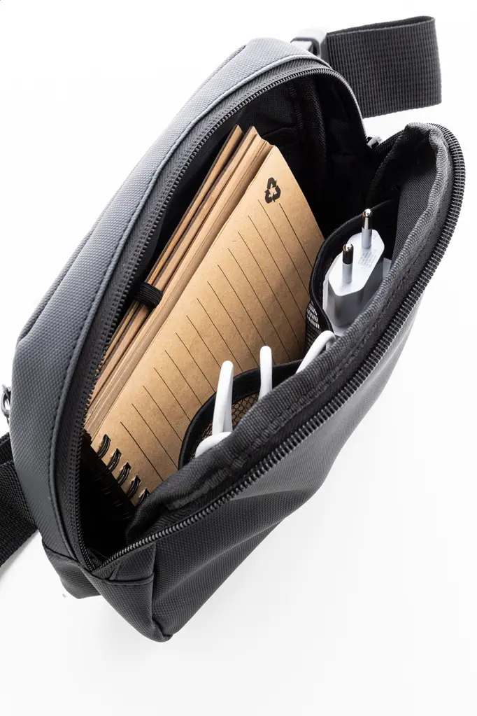 Torba oko struka RPET AP808280 black 210×145×65 mm-4