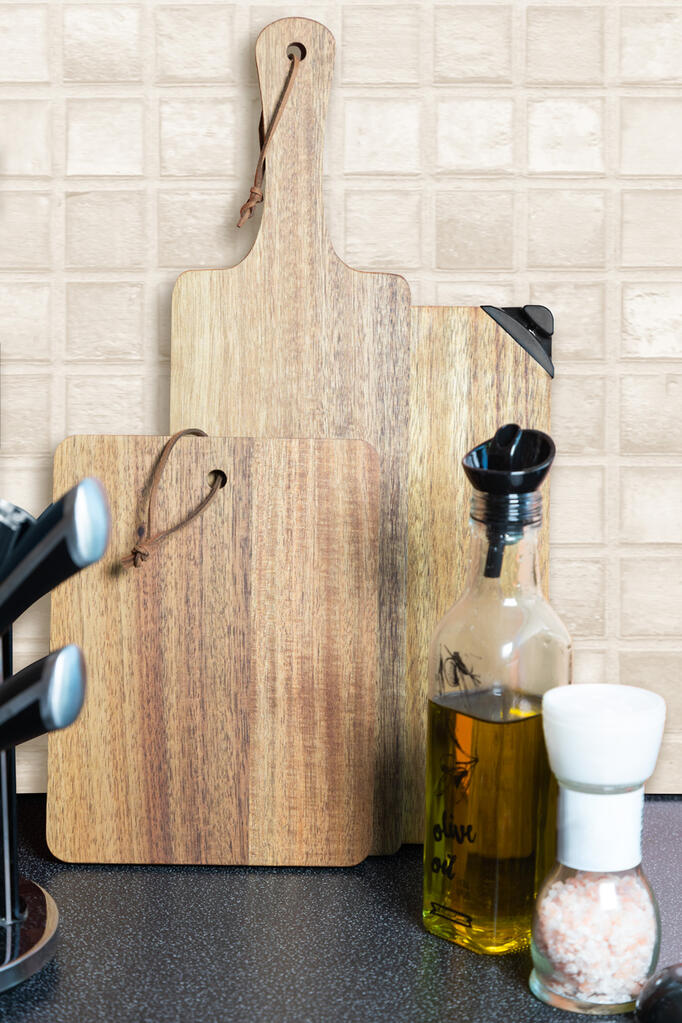 Daska za rezanje od bagrema Acacut AP808212 brown 195×150×9 mm-3