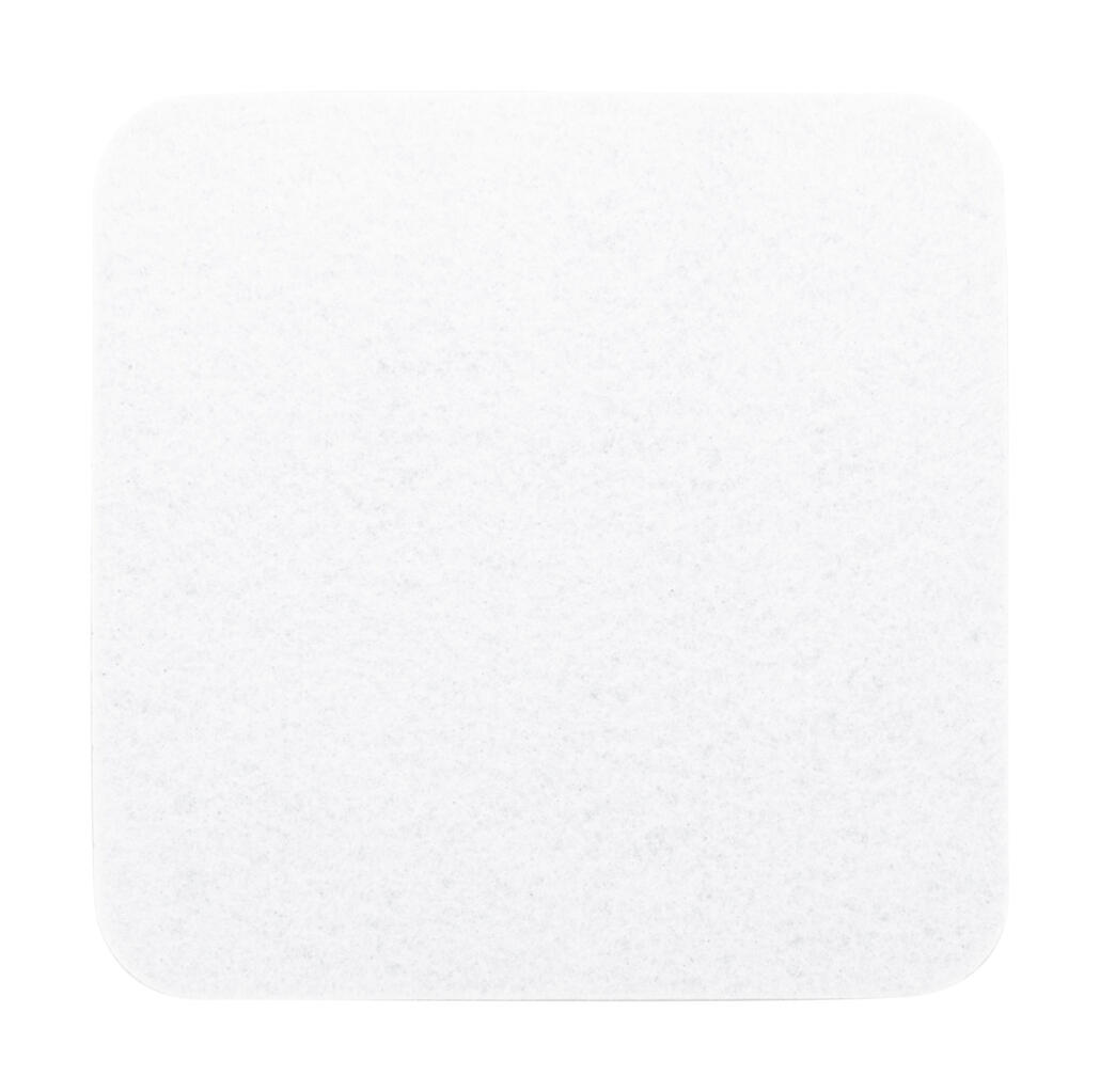 Podmetač od filca RPET, krug CreaFelt Drink Plus AP716900 white 95×95×3 mm-2