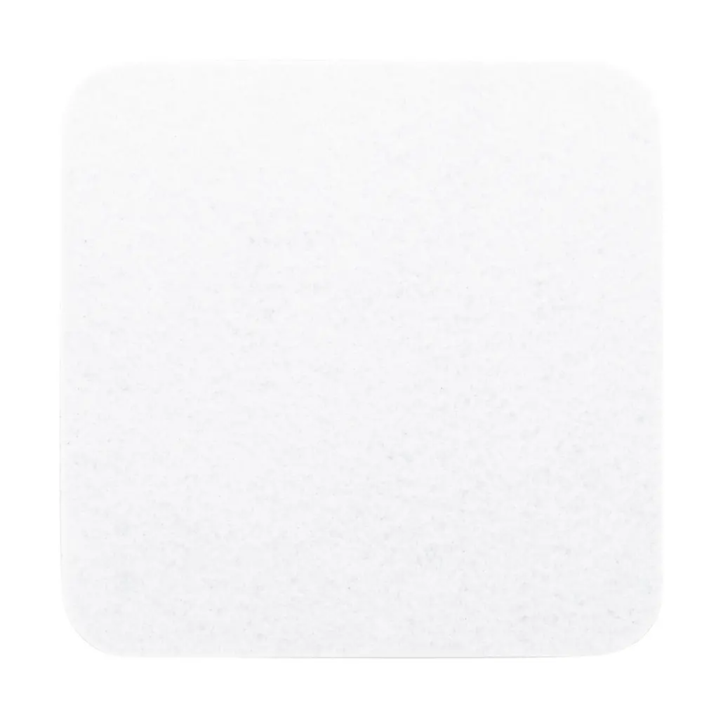 Podmetač od filca RPET, krug CreaFelt Drink Plus AP716900 white 95×95×3 mm-2