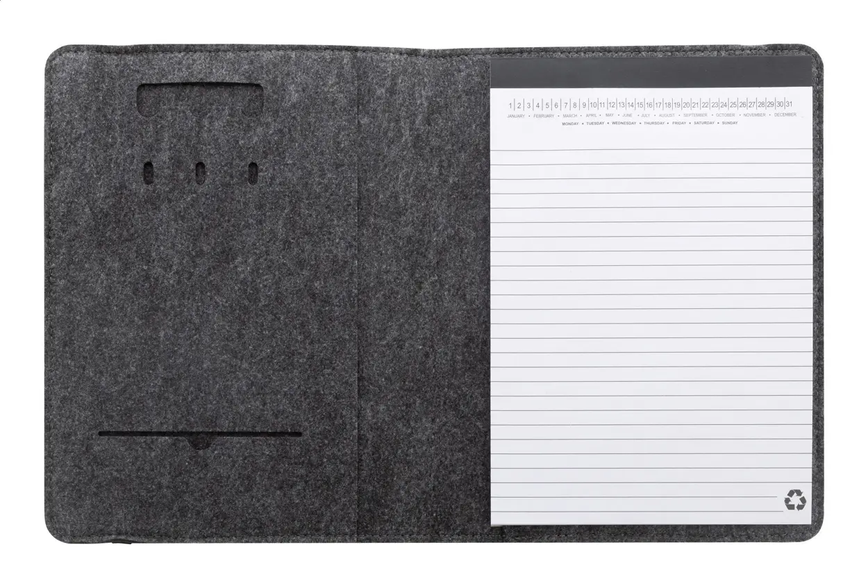 Mapa za dokumente od filca Refelt Meet A5 AP808273 dark grey 174×225×14 mm-3