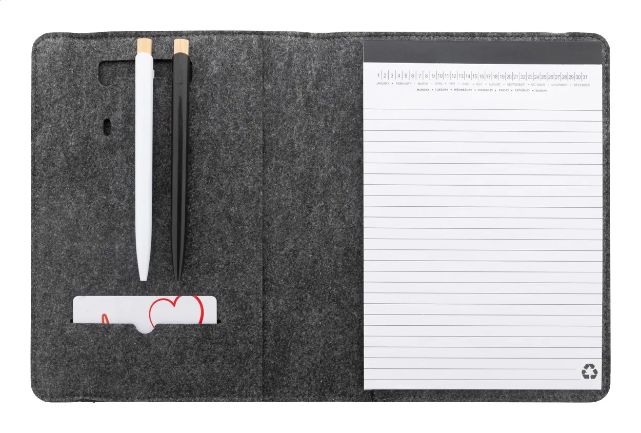 Mapa za dokumente od filca Refelt Meet A5 AP808273 dark grey 174×225×14 mm-4