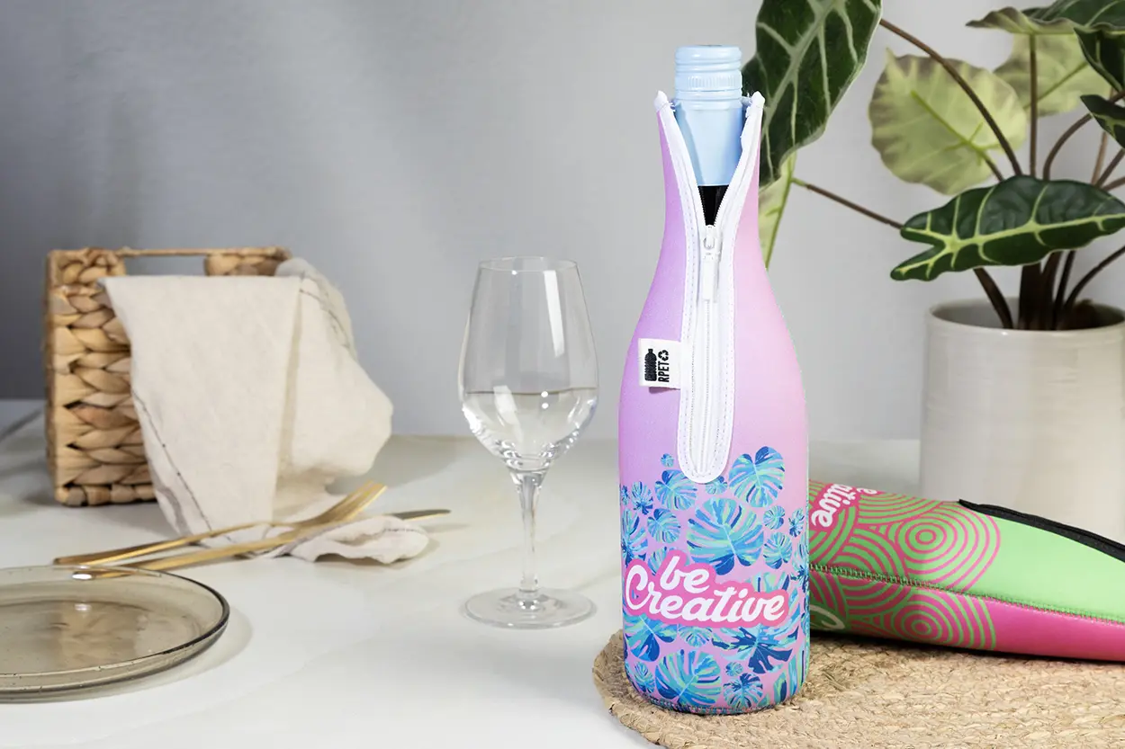 Neopren cooler za vinske boce VinoPrint AP716851 white ø80×270 mm-5 Neopren cooler za vinske boce VinoPrint AP716851 white ø80×270 mm-5